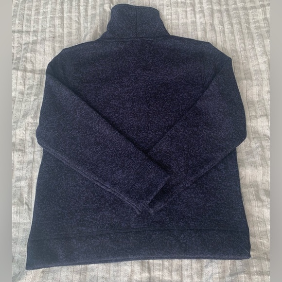 🔥2/$15🔥 OLD NAVY sweater Sz S(6-7). NWOT. Purple and black marled knit - Picture 2 of 4